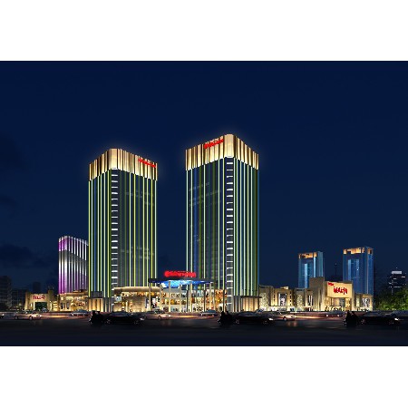 南昌新洪城大市場主樓群亮化